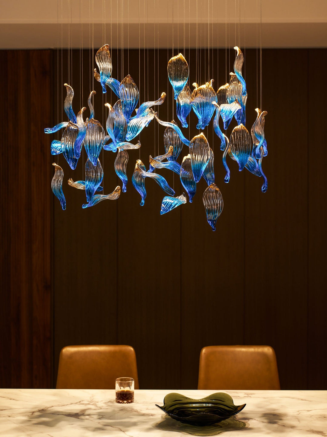 Ocean Drift Blown Glass Customize Chandelier - Vakkerlight