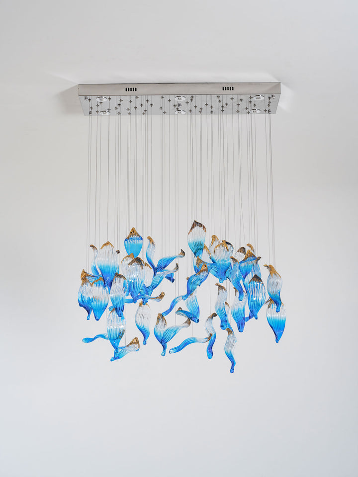 Ocean Drift Blown Glass Customize Chandelier - Vakkerlight