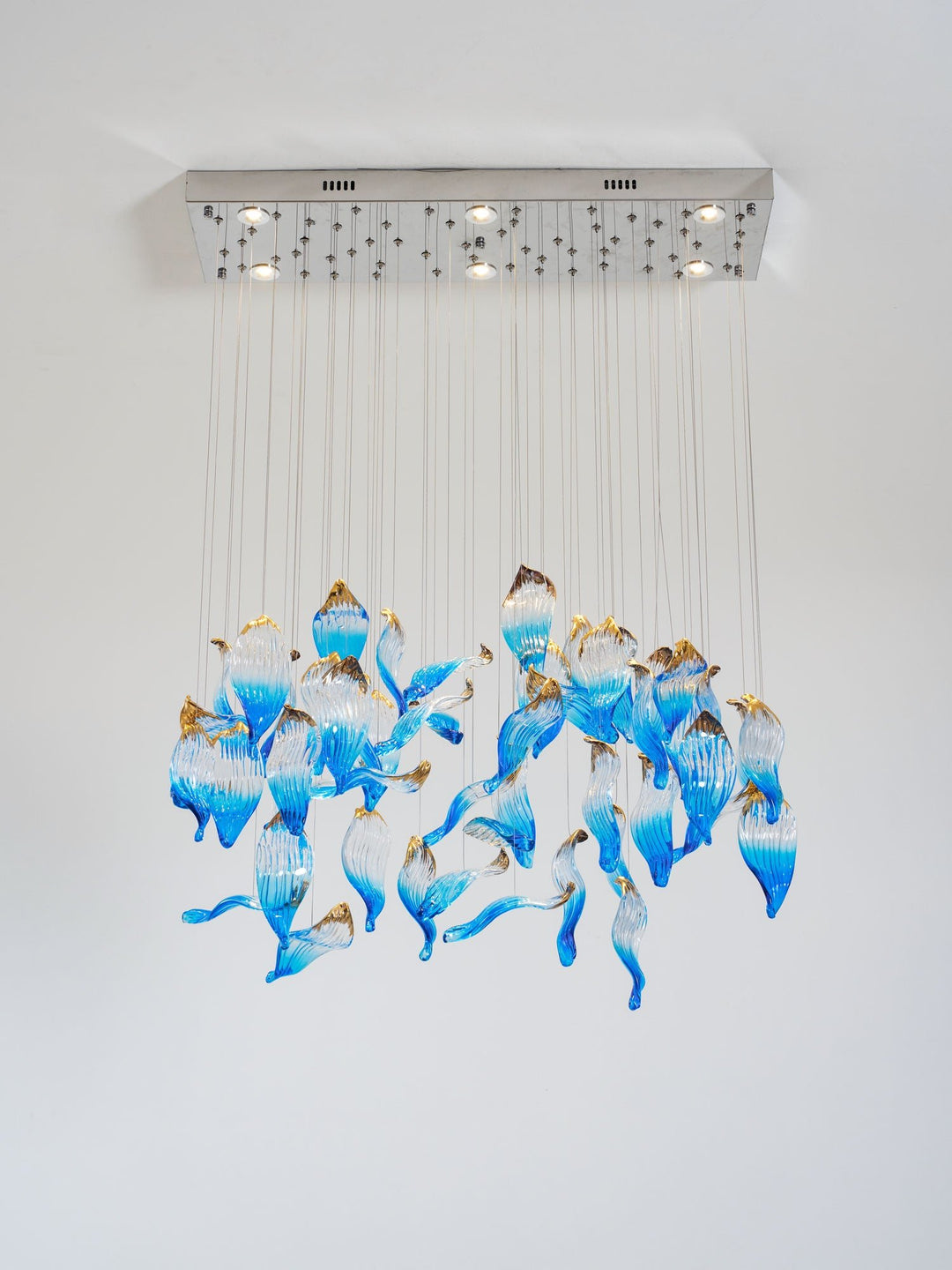 Ocean Drift Blown Glass Customize Chandelier - Vakkerlight