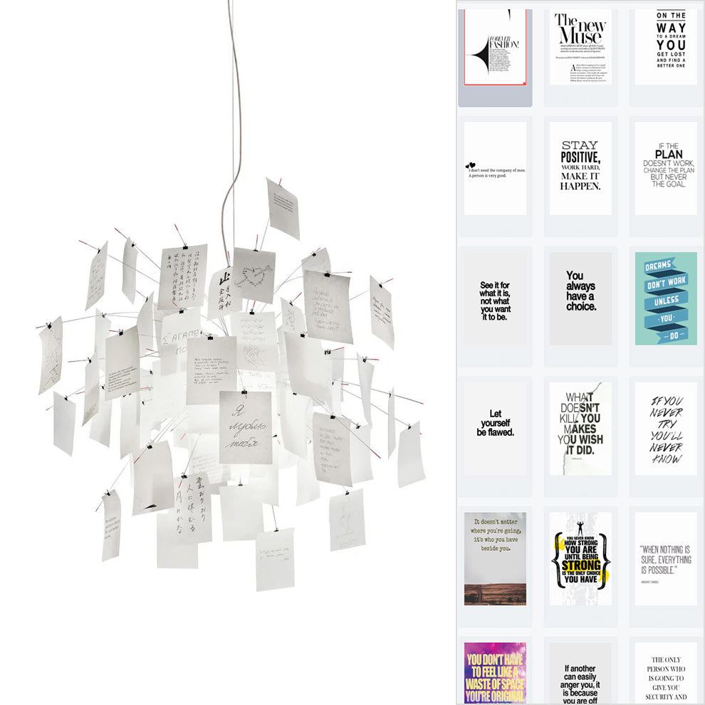 Paper Chandelier