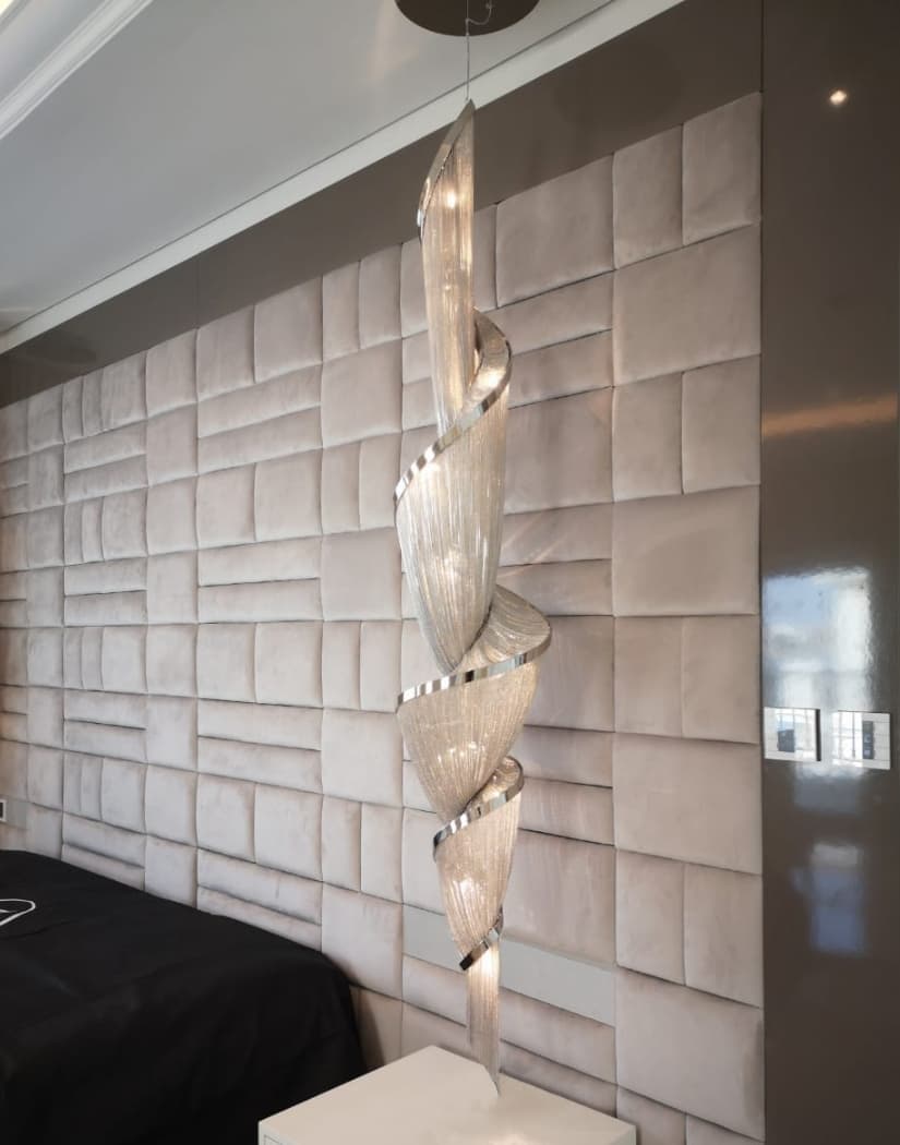 Twilight Spiral Chain Chandelier