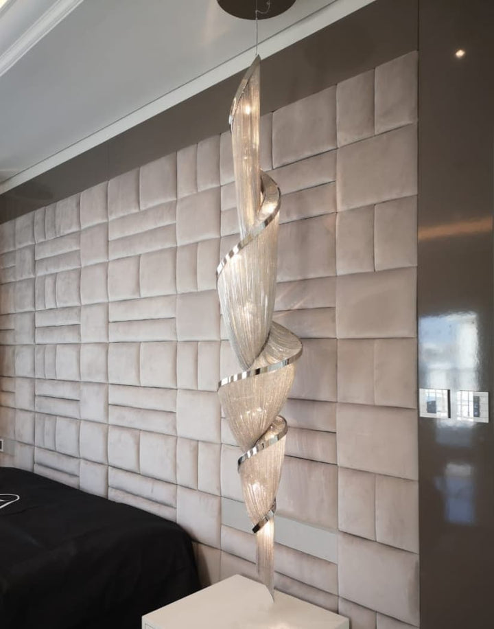 Twilight Spiral Chain Chandelier