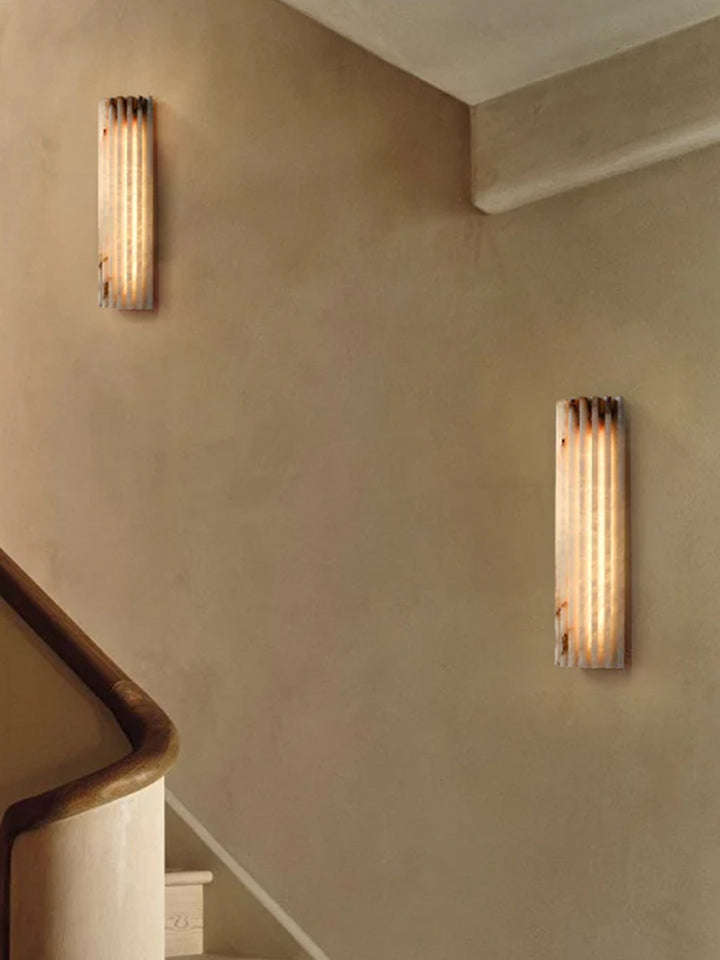 Alvia Alabaster Wall Light