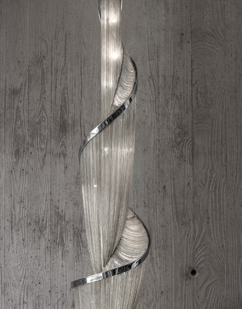 Twilight Spiral Chain Chandelier