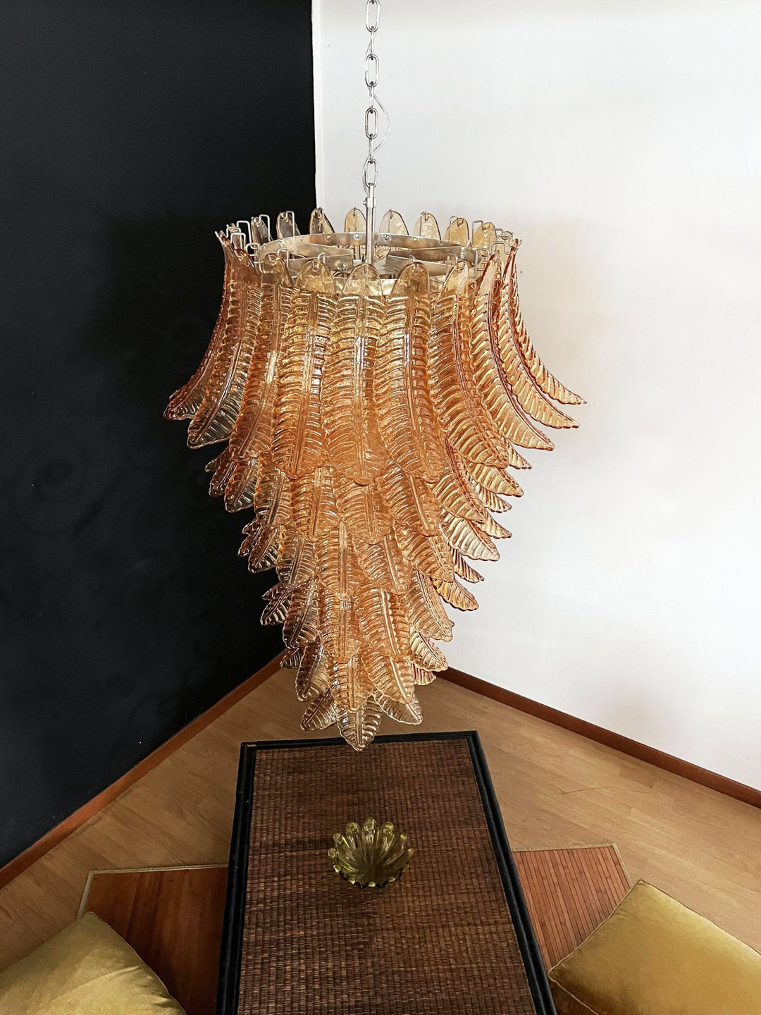 Rosalind Murano Amber Chandelier - Vakkerlight
