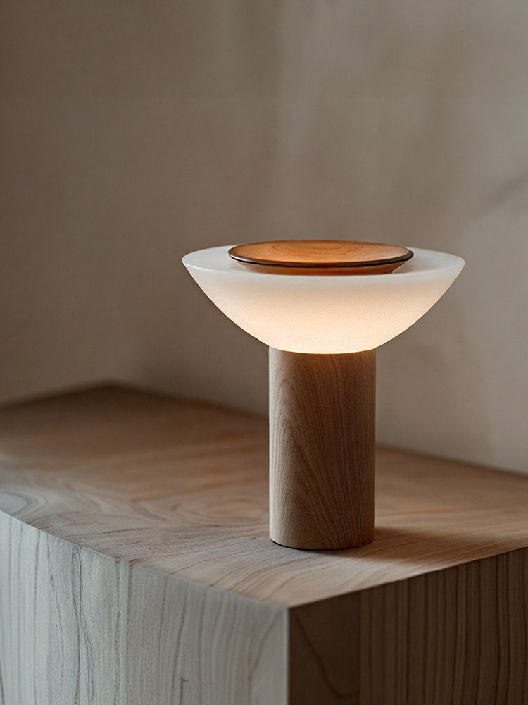 Solace Wood Table Lamp