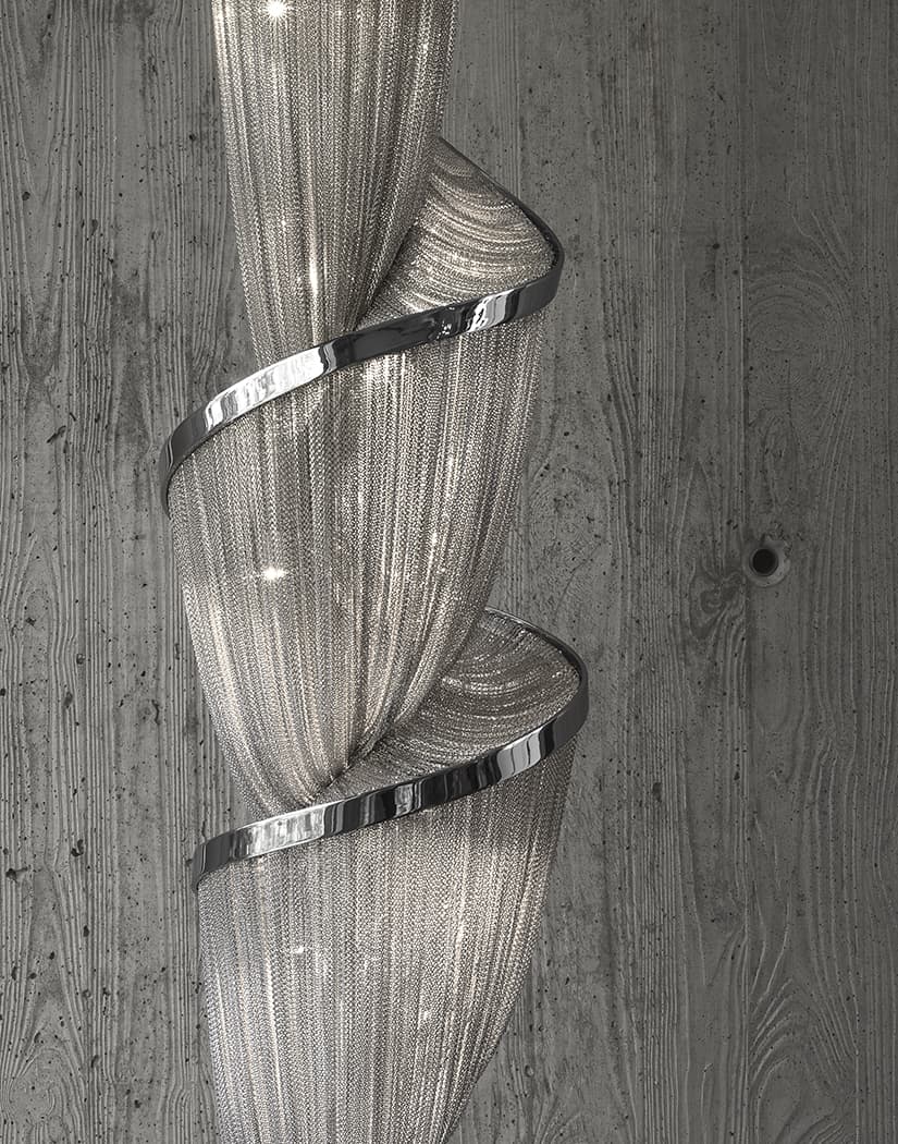 Twilight Spiral Chain Chandelier