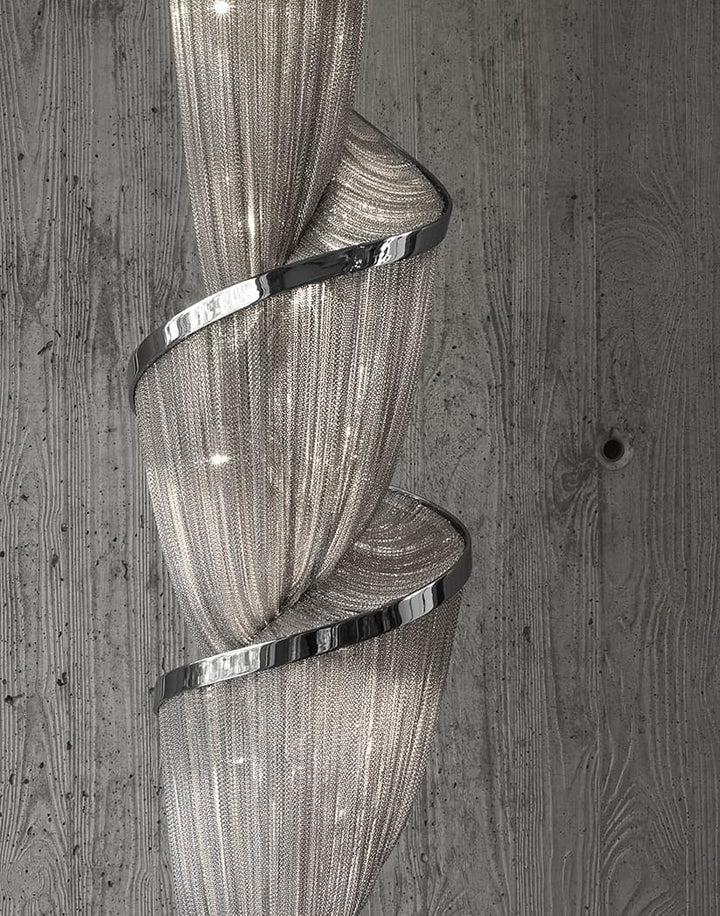 Twilight Spiral Chain Chandelier