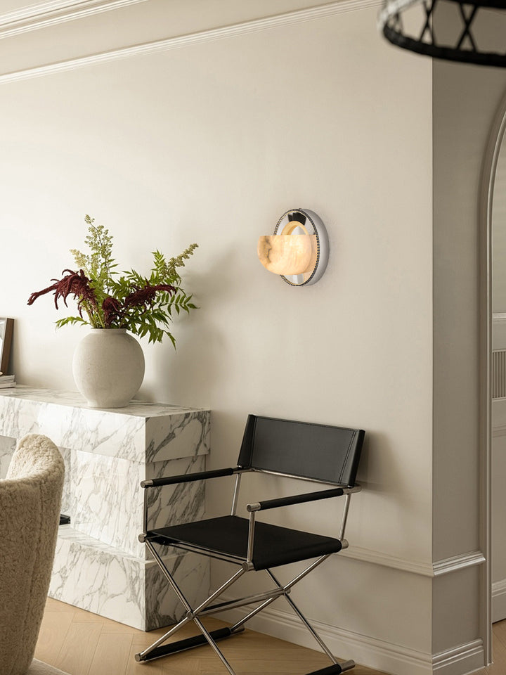 Orbit Pearl Alabaster Wall Light - Vakkerlight