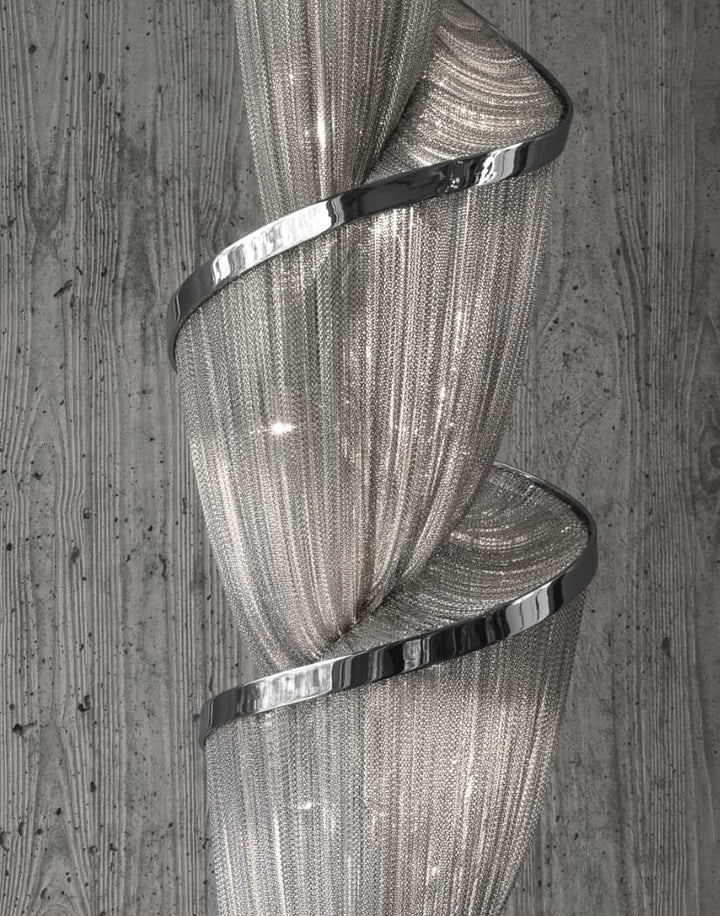 Twilight Spiral Chain Chandelier