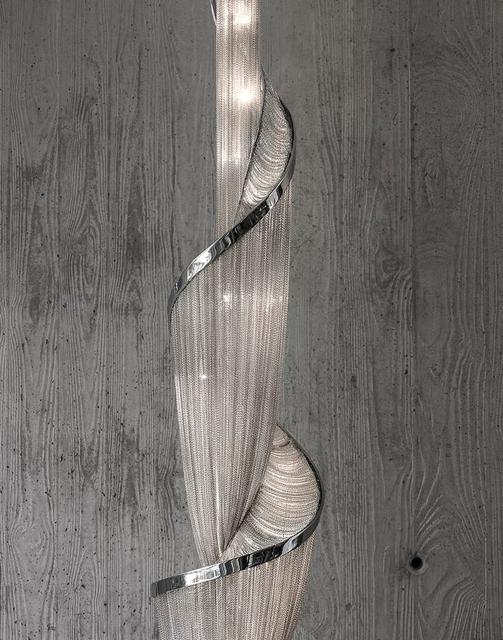Twilight Spiral Chain Chandelier