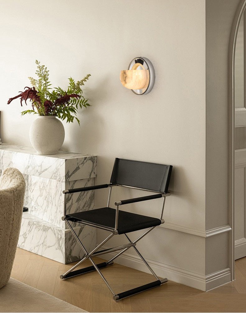 Orbit Pearl Alabaster Wall Light - Vakkerlight