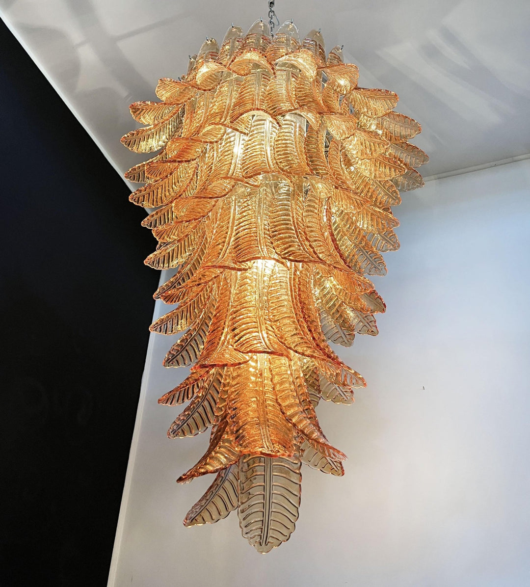 Rosalind Murano Amber Chandelier - Vakkerlight