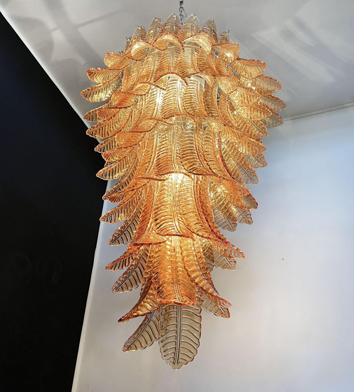 Rosalind Murano Amber Chandelier - Vakkerlight