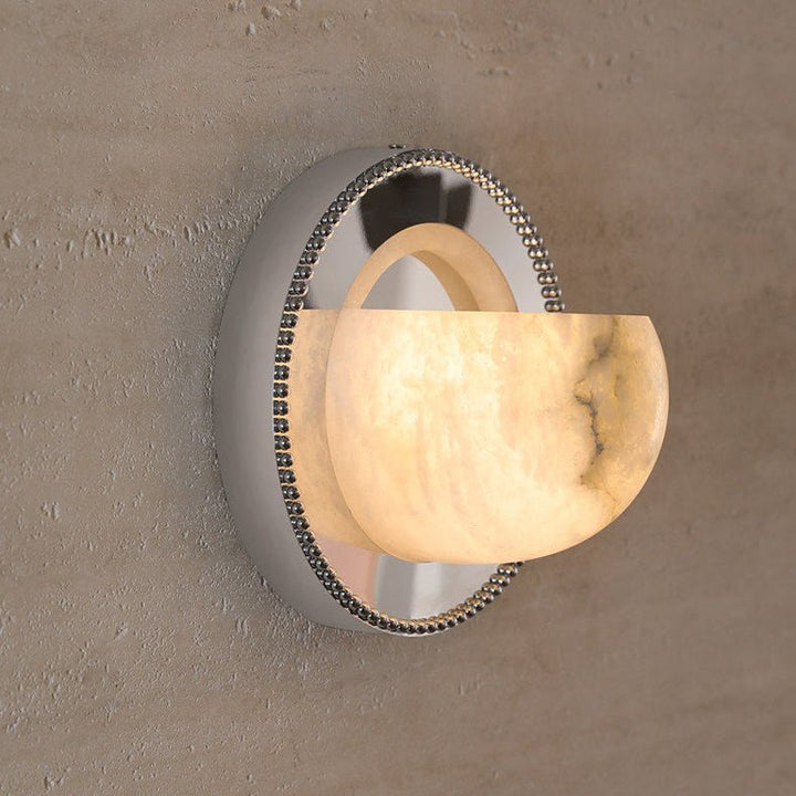 Orbit Pearl Alabaster Wall Light - Vakkerlight