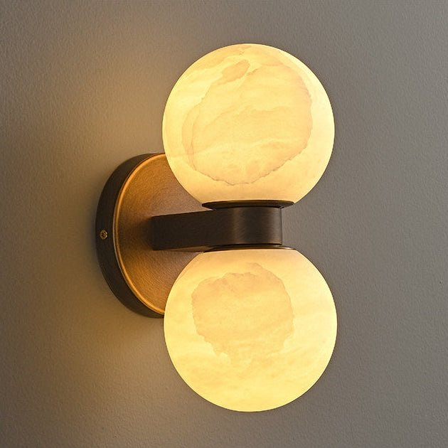 Alabaster Celestia Orb Wall Light - Vakkerlight