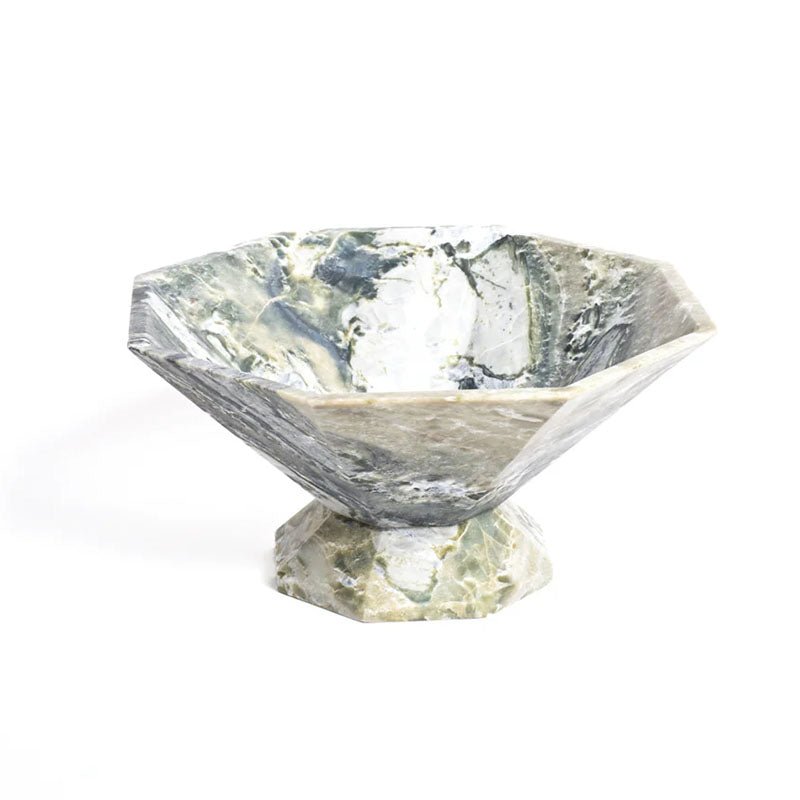 Facet Pedestal Bowl Storage Tray - Vakkerlight