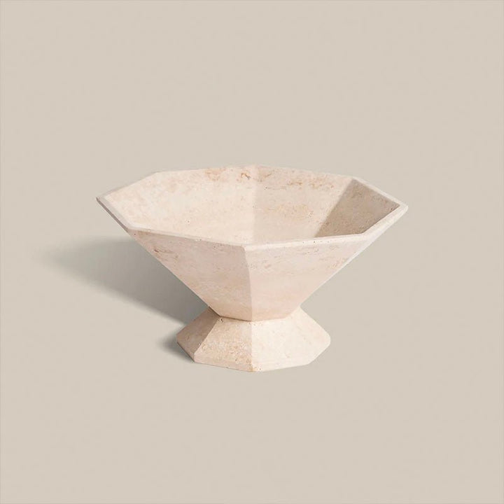 Facet Pedestal Bowl Storage Tray - Vakkerlight
