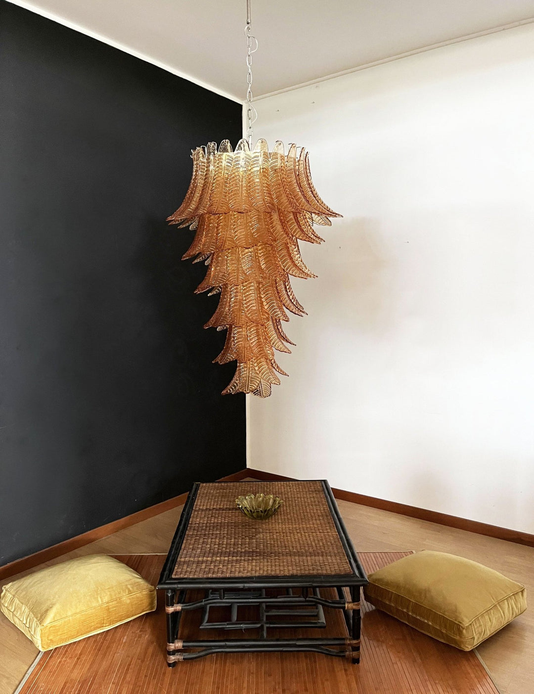 Rosalind Murano Amber Chandelier - Vakkerlight