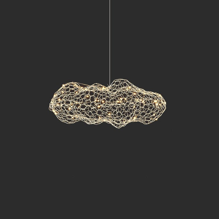 Golden Cloud Weave Pendant Light - Vakkerlight