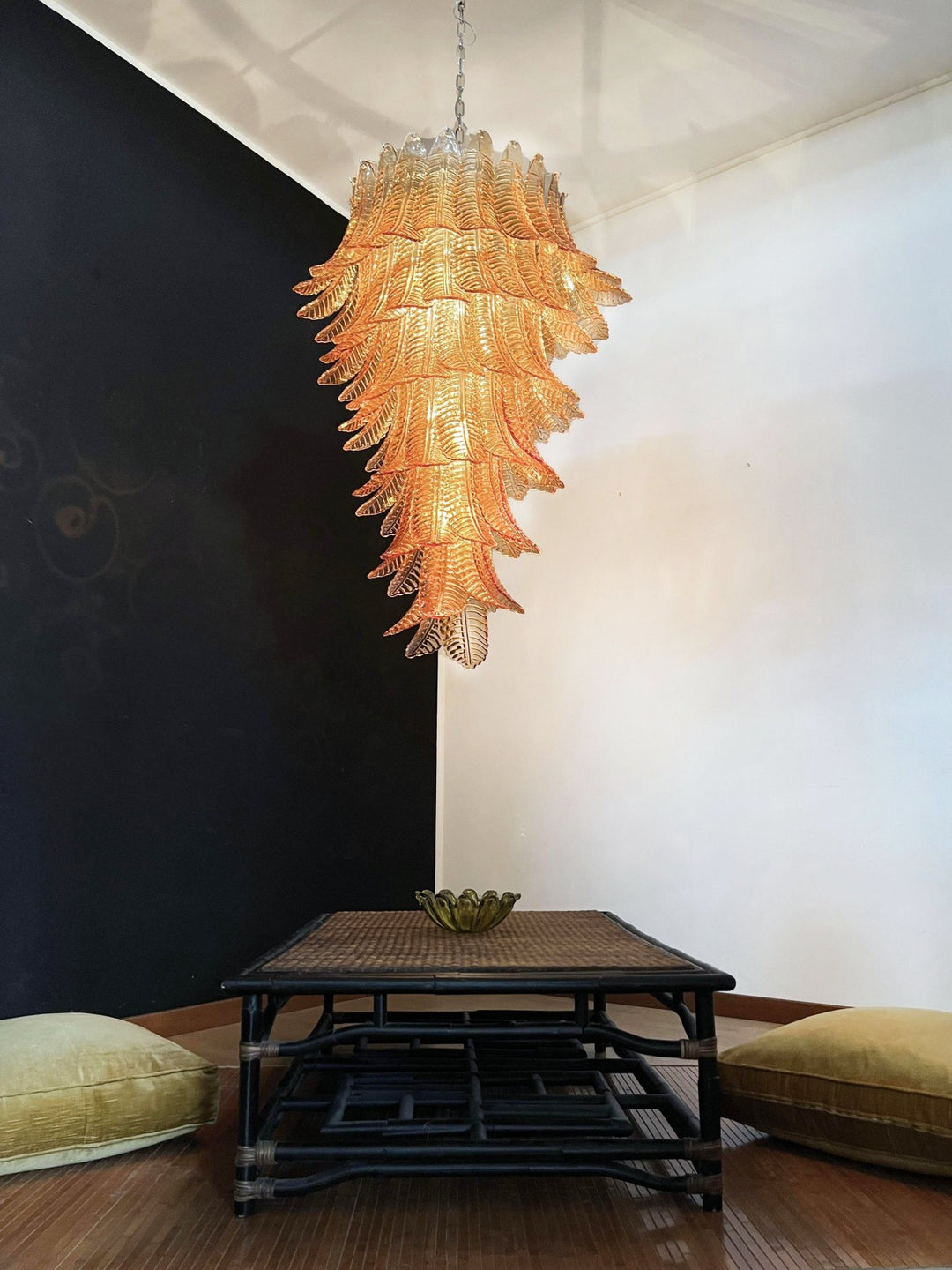 Rosalind Murano Amber Chandelier - Vakkerlight