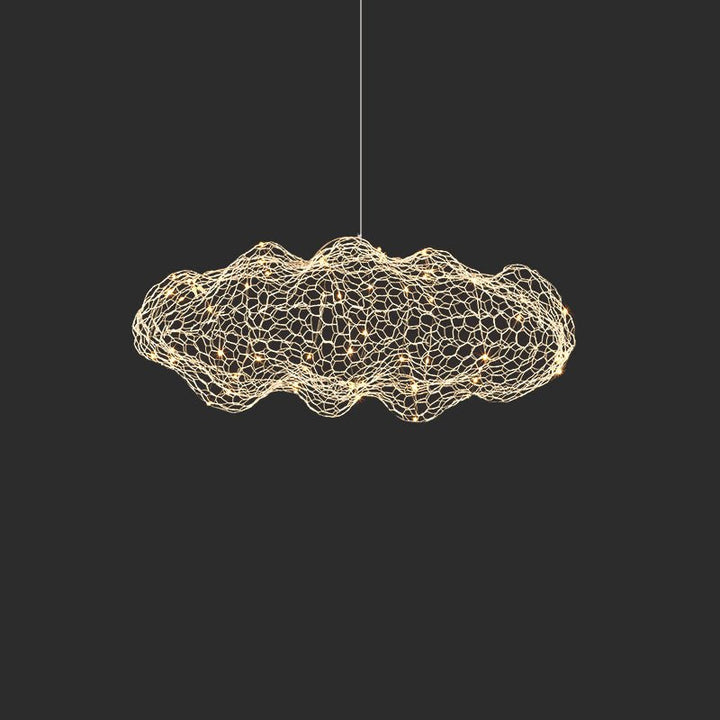 Golden Cloud Weave Pendant Light - Vakkerlight