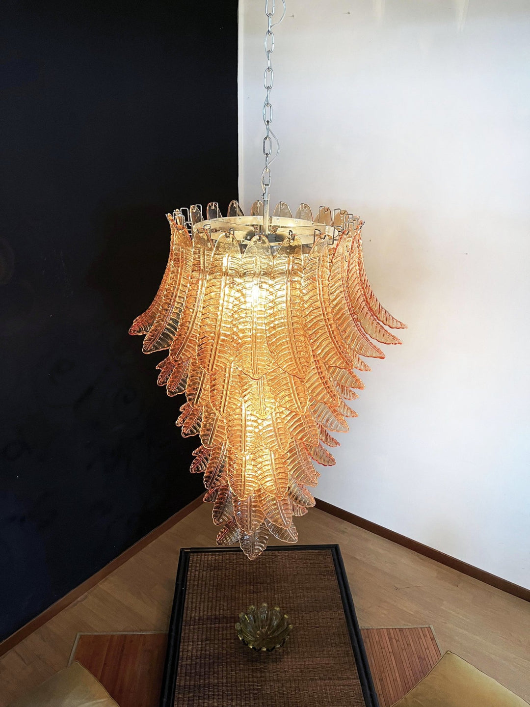 Rosalind Murano Amber Chandelier - Vakkerlight