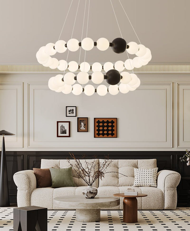 Celestial Bead Ring Chandelier - Vakkerlight