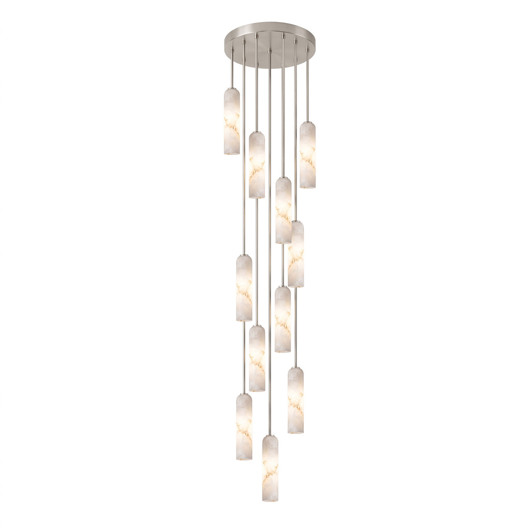 Alabaster Cylinder Pendant Light - Vakkerlight
