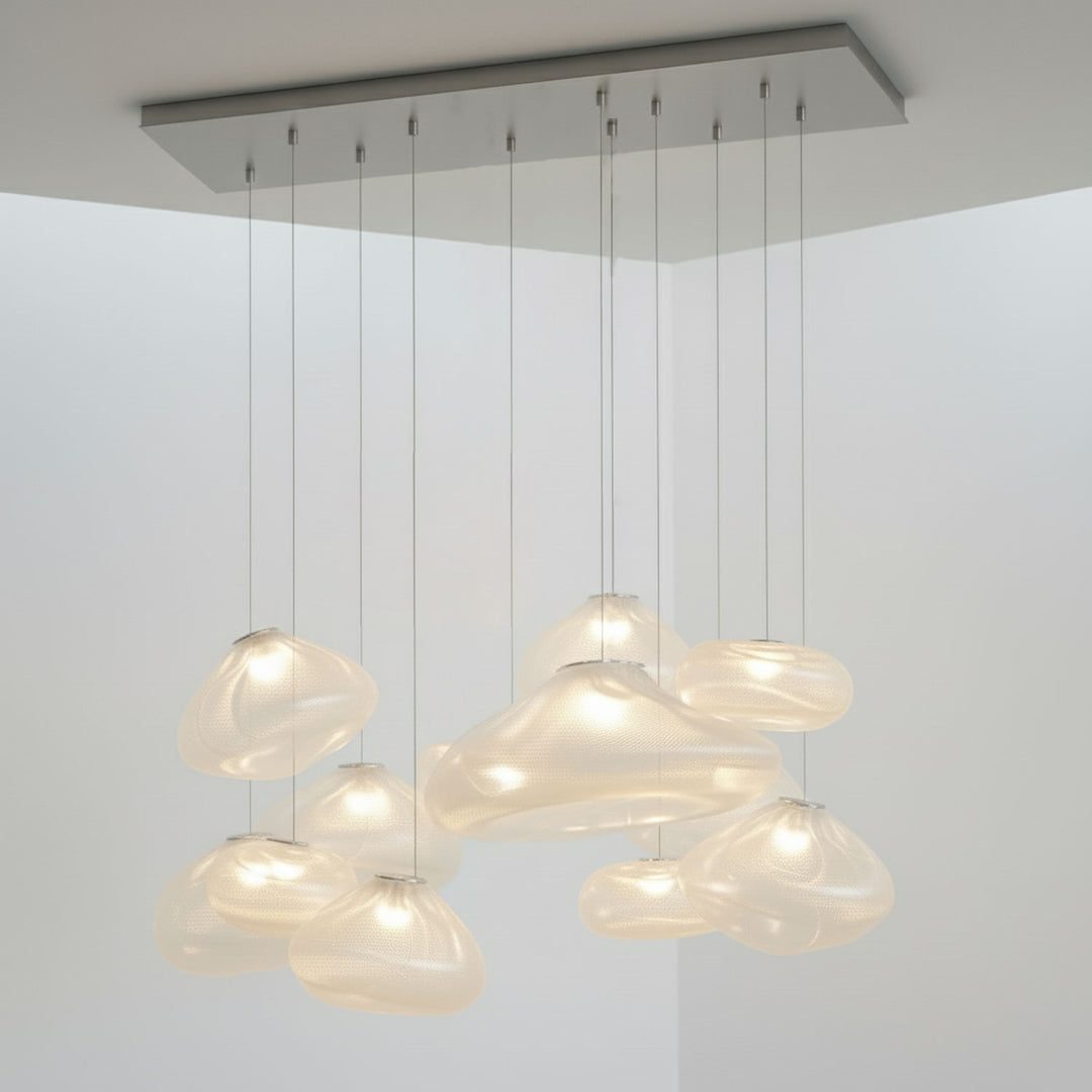 Blown Glass Mesh Pendant Light - Vakkerlight