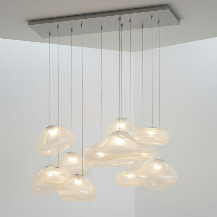 Blown Glass Mesh Pendant Light - Vakkerlight