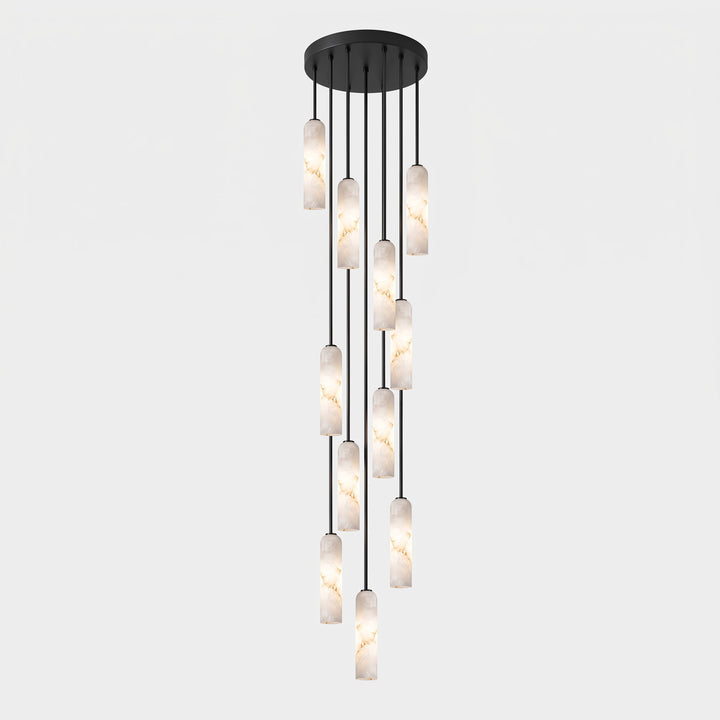 Alabaster Cylinder Pendant Light - Vakkerlight