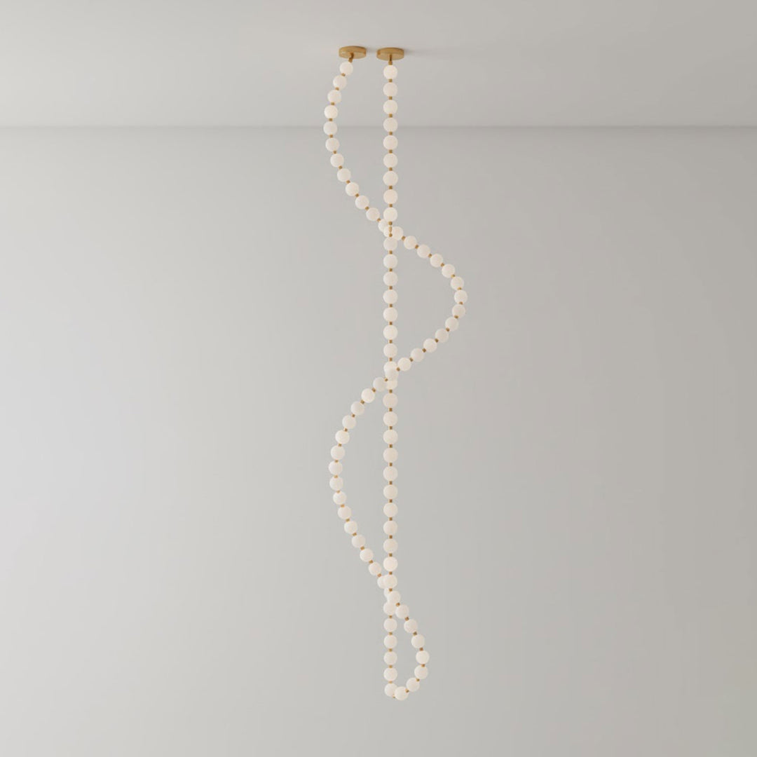 Pearl Necklace Balls Chandelier - Vakkerlight