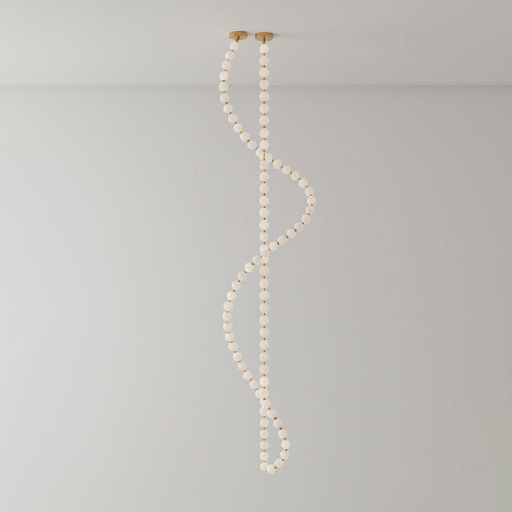 Pearl Necklace Balls Chandelier - Vakkerlight