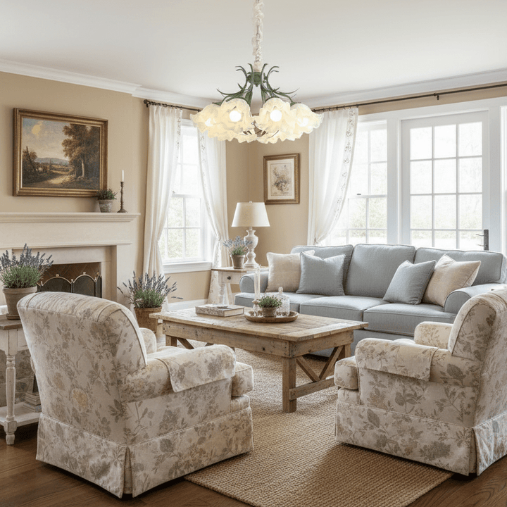 Lily of the Valley Flower Chandelier - Vakkerlight