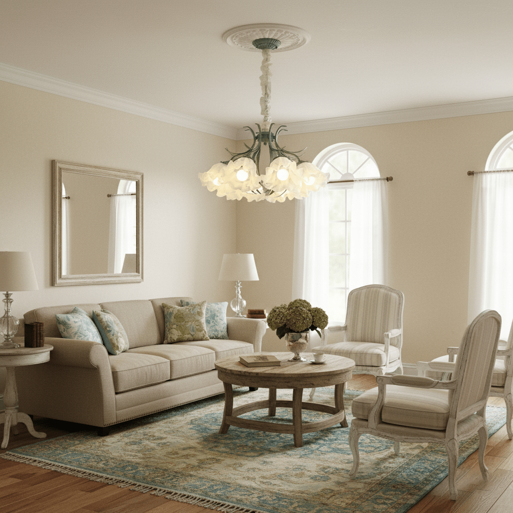 Lily of the Valley Flower Chandelier - Vakkerlight