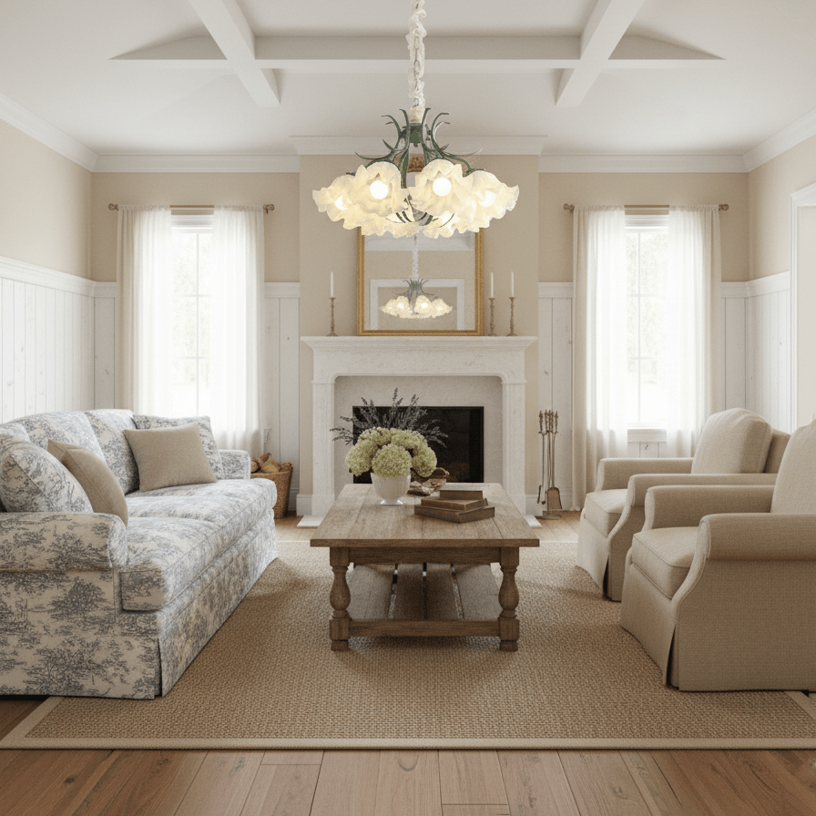 Lily of the Valley Flower Chandelier - Vakkerlight