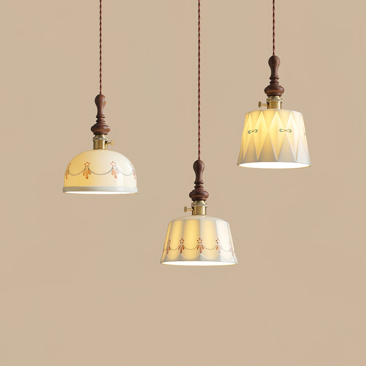Roselind Ceramic Pendant Light - Vakkerlight