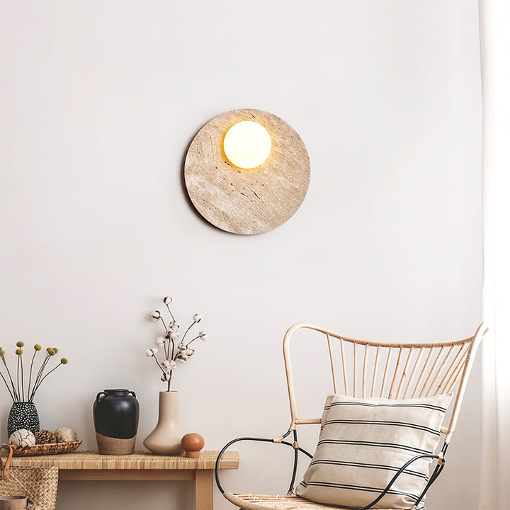 Moonwake Travertine Sconce - Vakkerlight