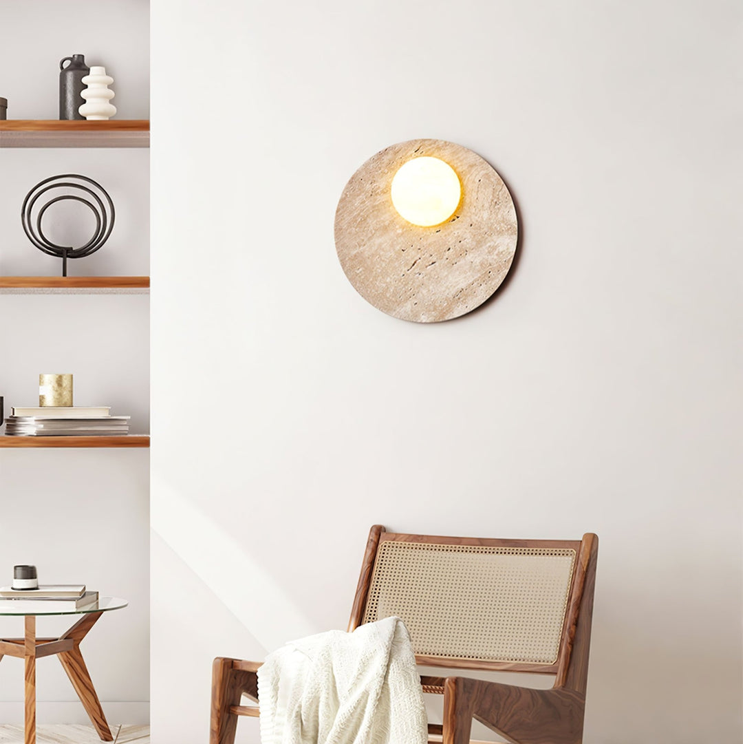 Moonwake Travertine Sconce - Vakkerlight