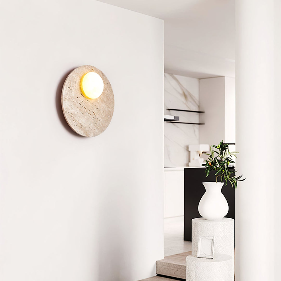 Moonwake Travertine Sconce - Vakkerlight