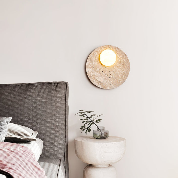 Moonwake Travertine Sconce - Vakkerlight