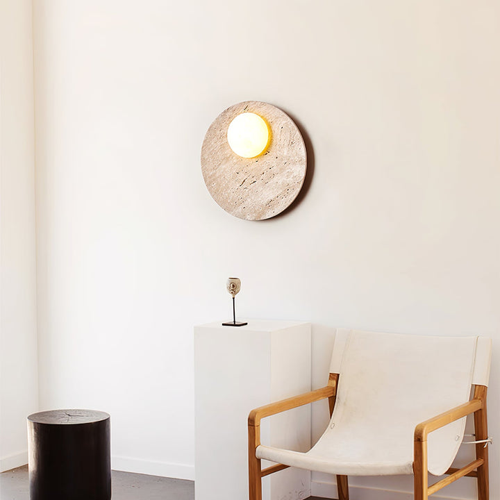 Moonwake Travertine Sconce - Vakkerlight