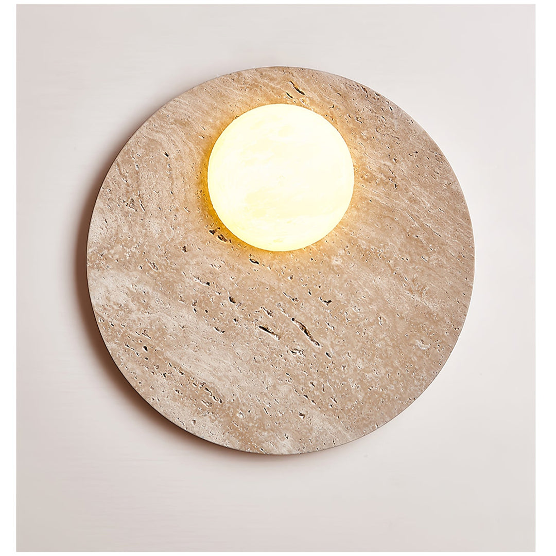 Moonwake Travertine Sconce - Vakkerlight
