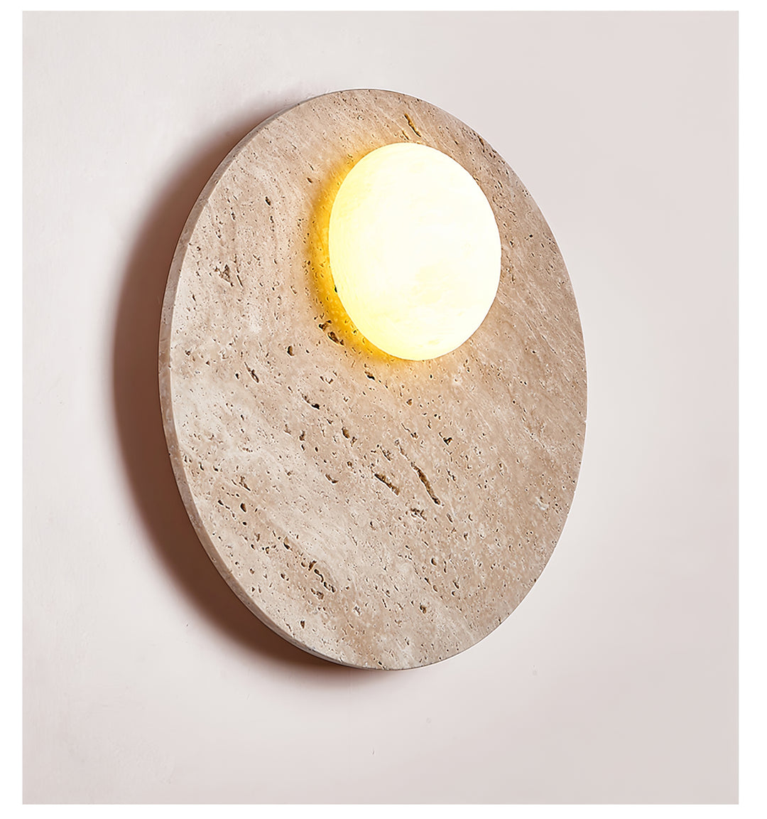 Moonwake Travertine Sconce - Vakkerlight