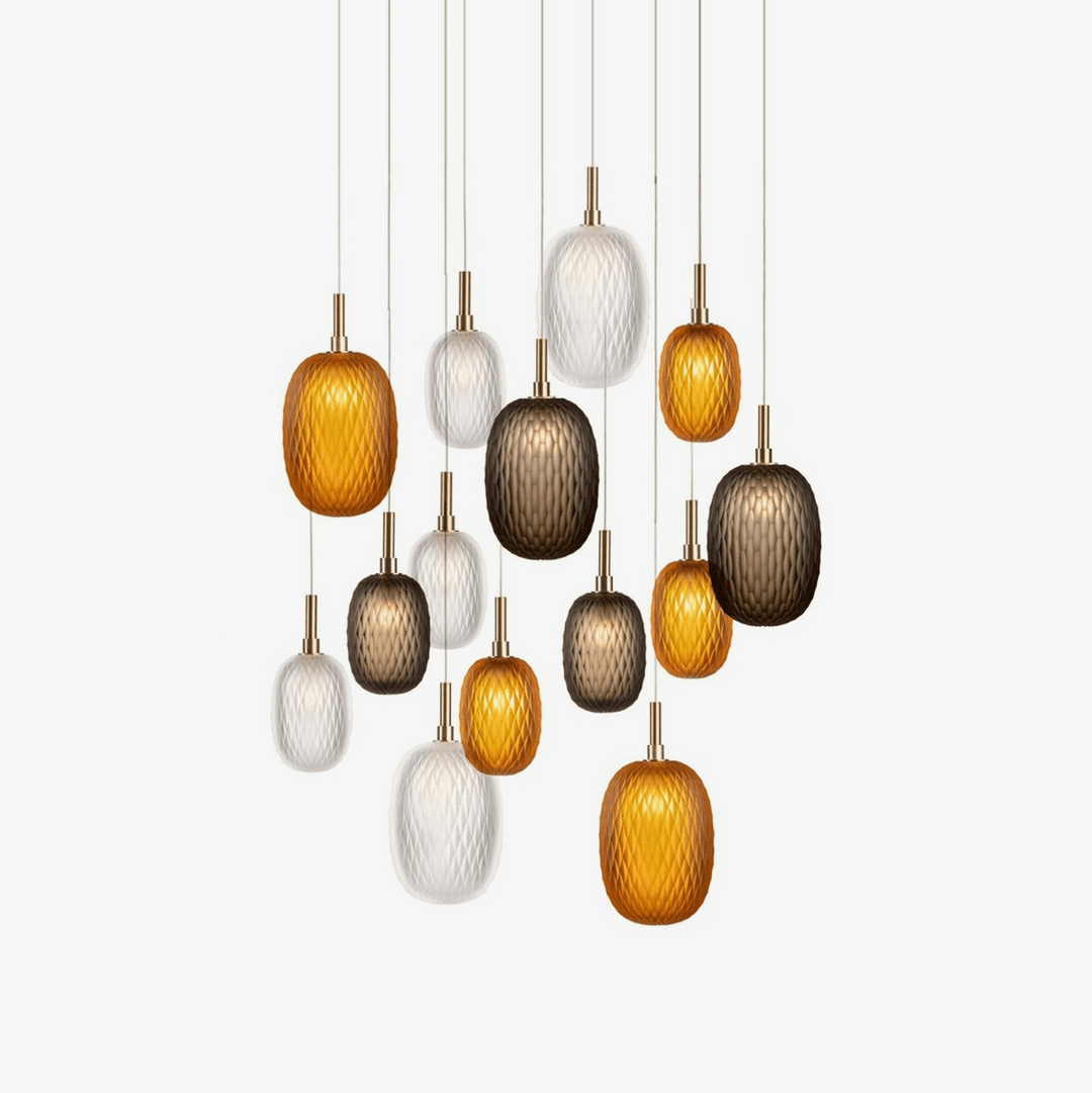 Chromatic Gem Drop Chandelier - Vakkerlight