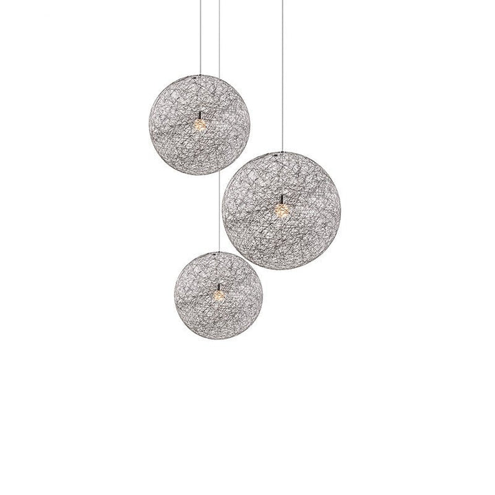 Spherical Woven Pendant Light - Vakkerlight