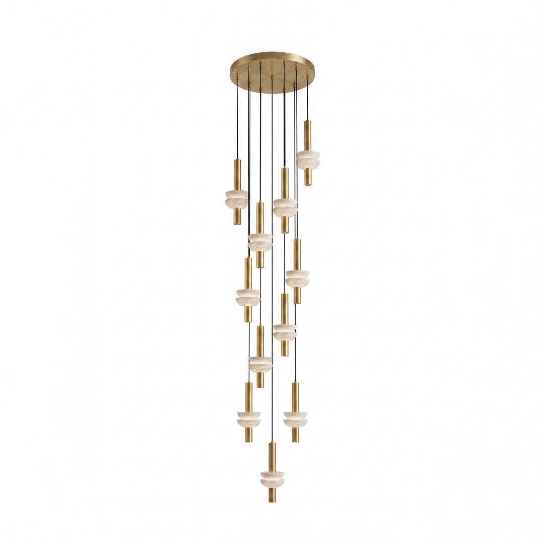 Alabaster Column Pendant Lamp - Vakkerlight