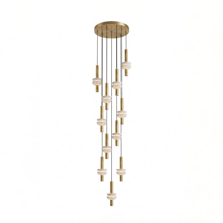 Alabaster Column Pendant Lamp - Vakkerlight