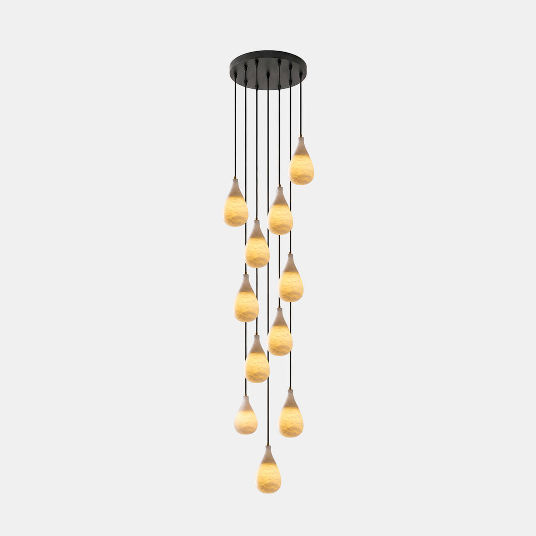 Alabaster Raindrop Pendant Light - Vakkerlight